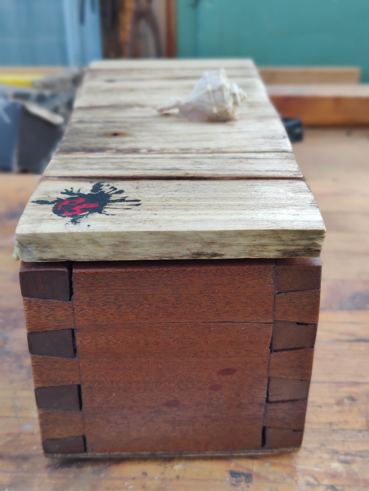 Handmade wooden box
