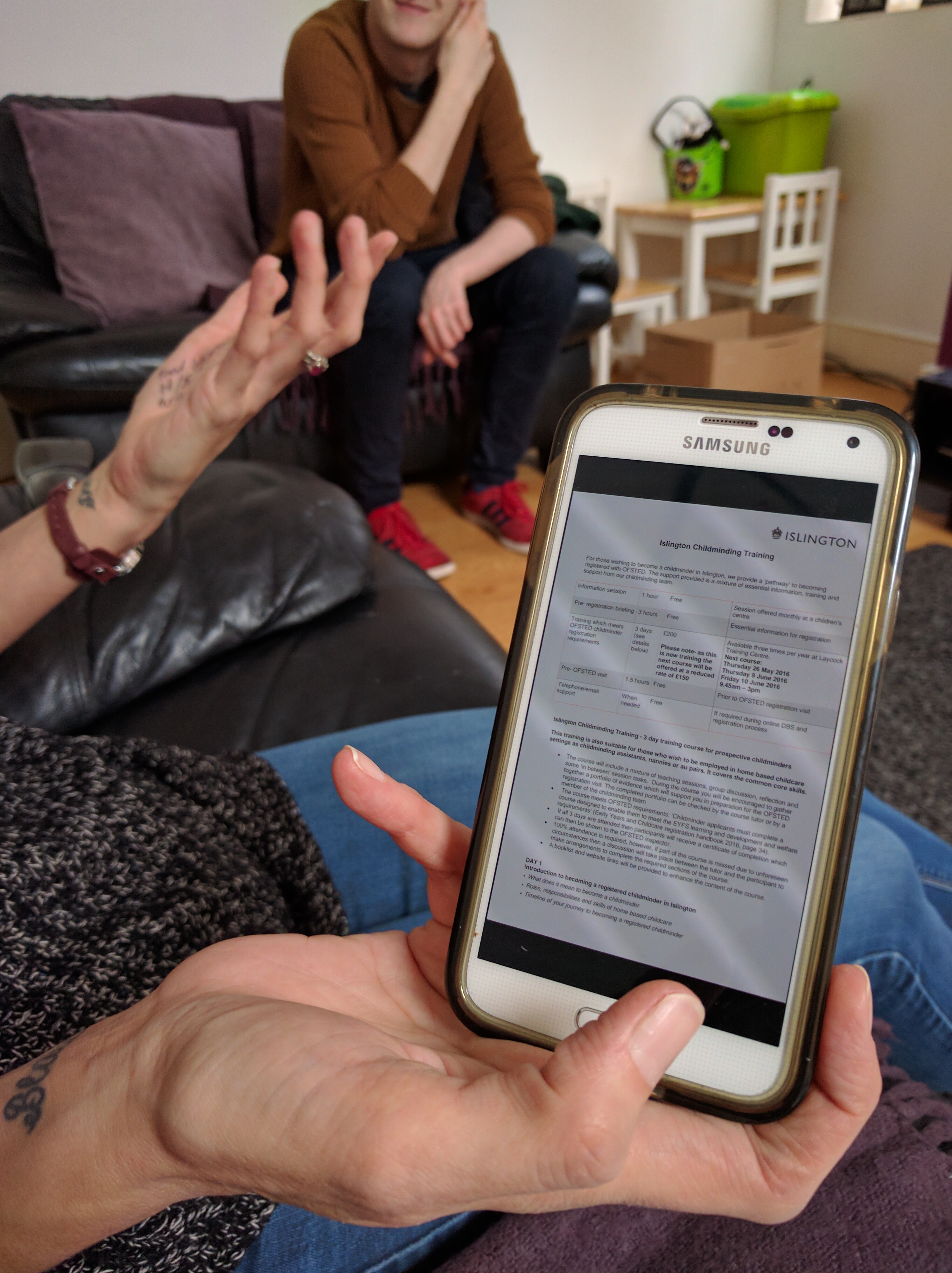 User research in the field — Islington Council