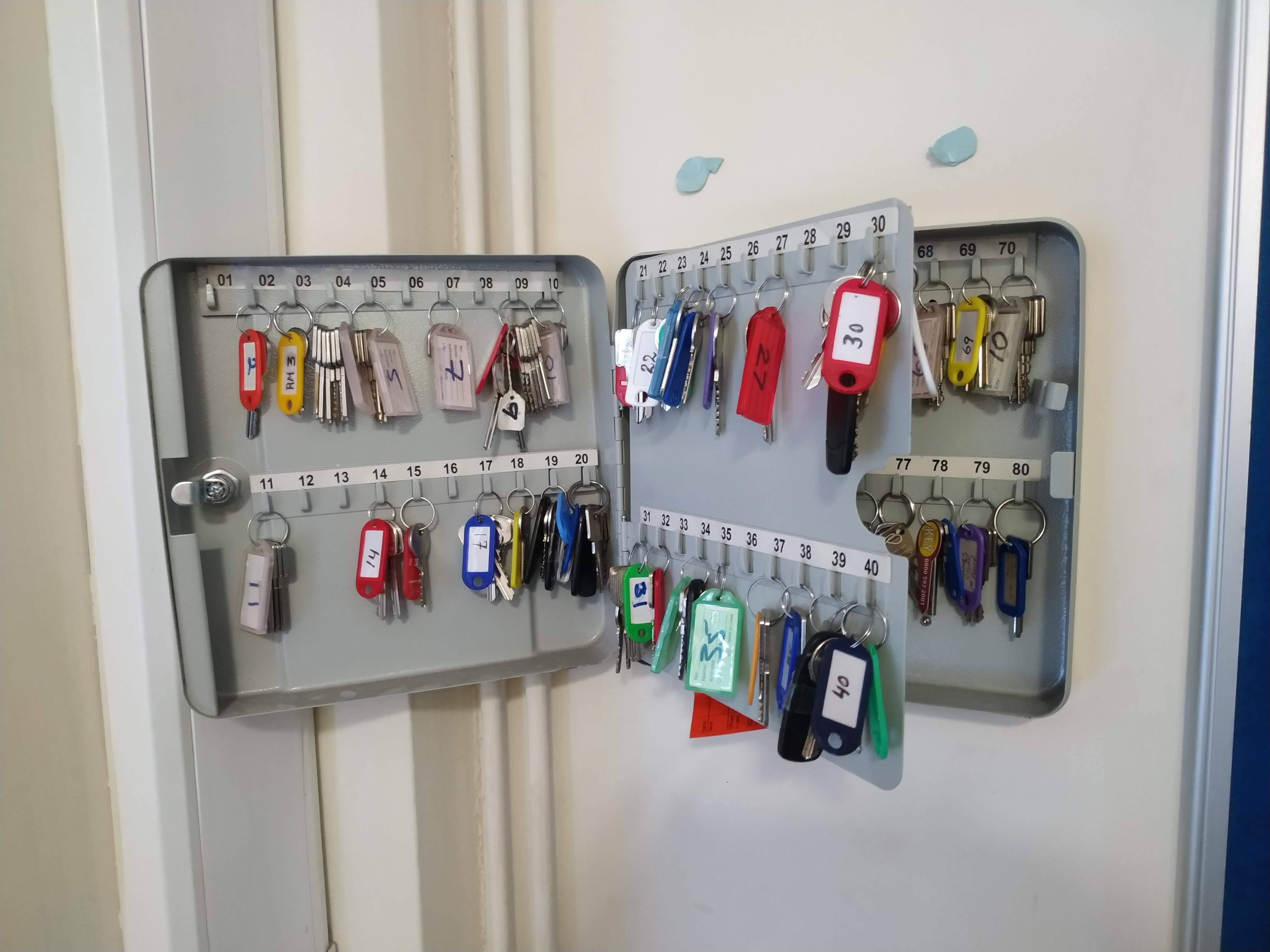 Key cabinet — hostel, Redbridge, 2022