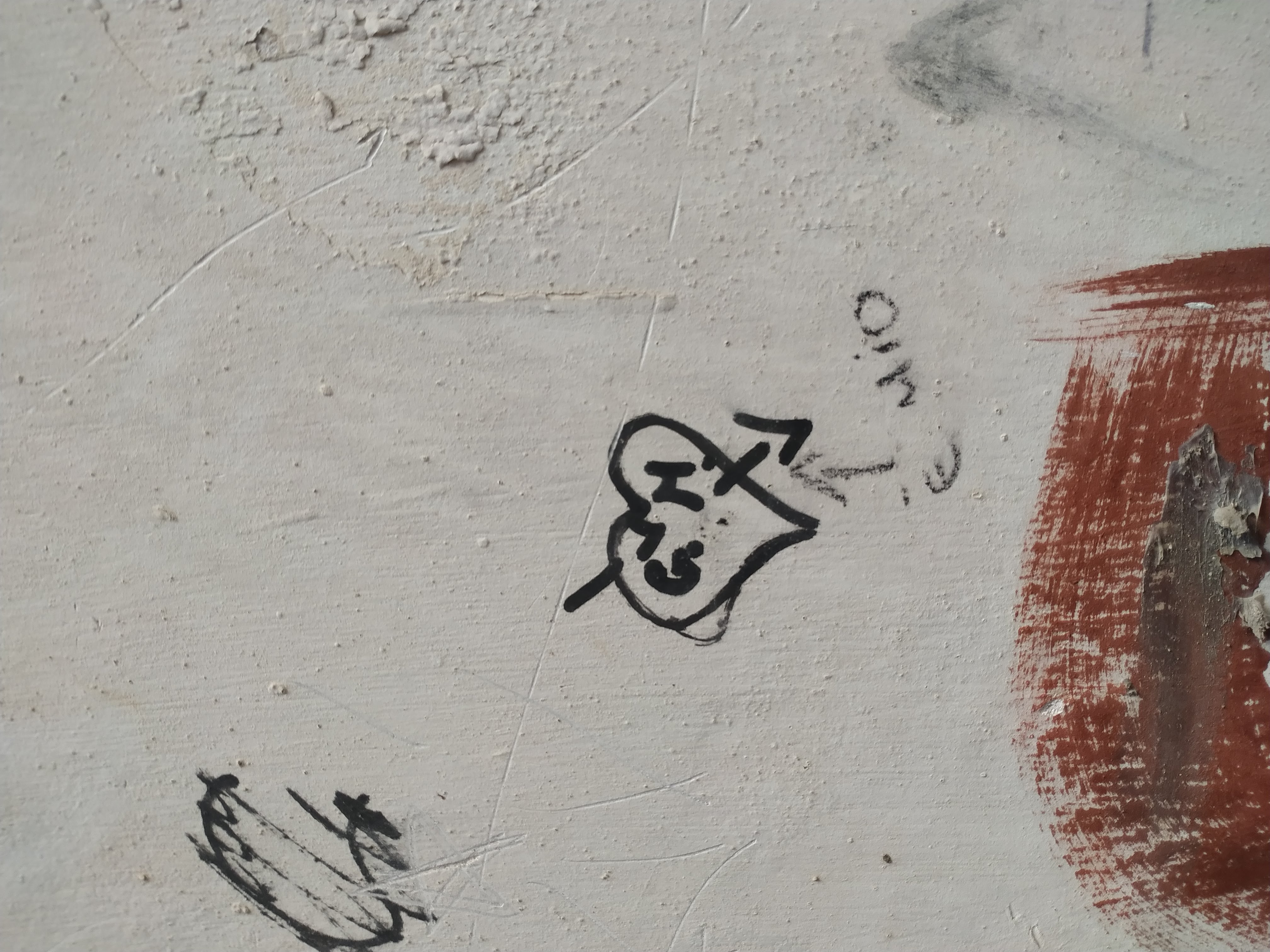 Graffiti on wall, Italy